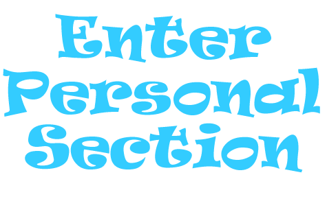 Enter Personal Section